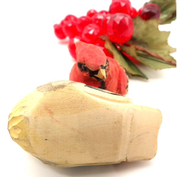 Vintage Faceted Red Acrylic Grape Cluster Faux Fruit Holiday Decor Pick 8" - Picture 4 of 6